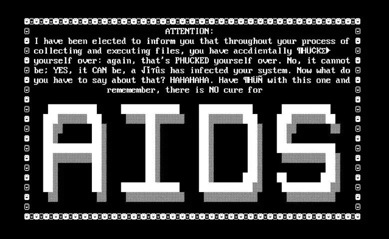 AIDS trojan malware types