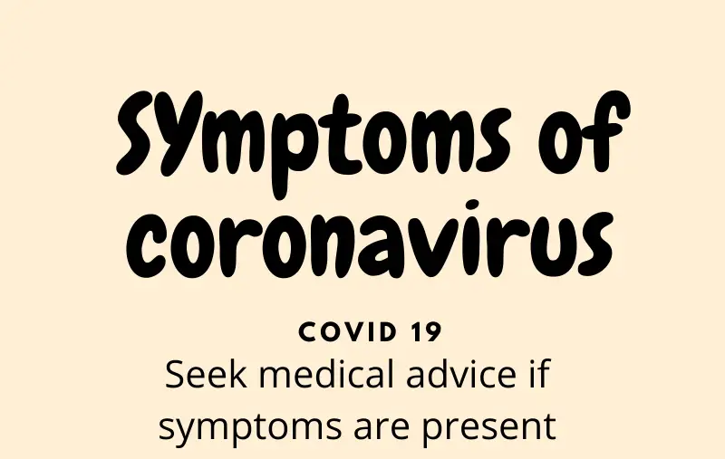 Read more about the article Symptoms of Coronavirus infographics