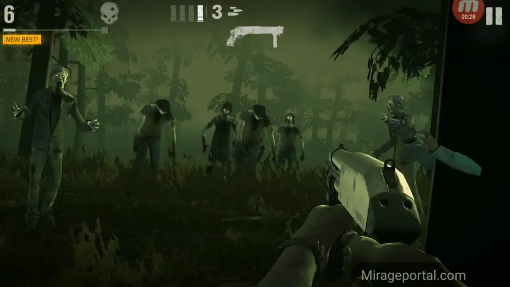 best free zombie offline android games, into the dead 2