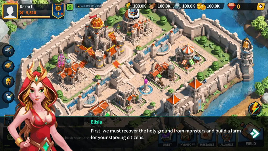 League of kingdoms graphics, earn money playing games
