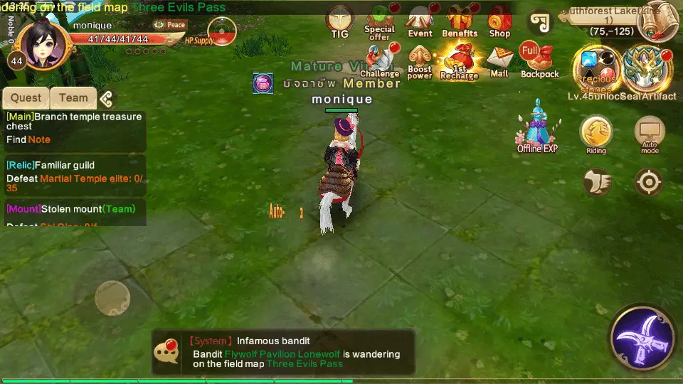 yulang mobile main quest to level up fast