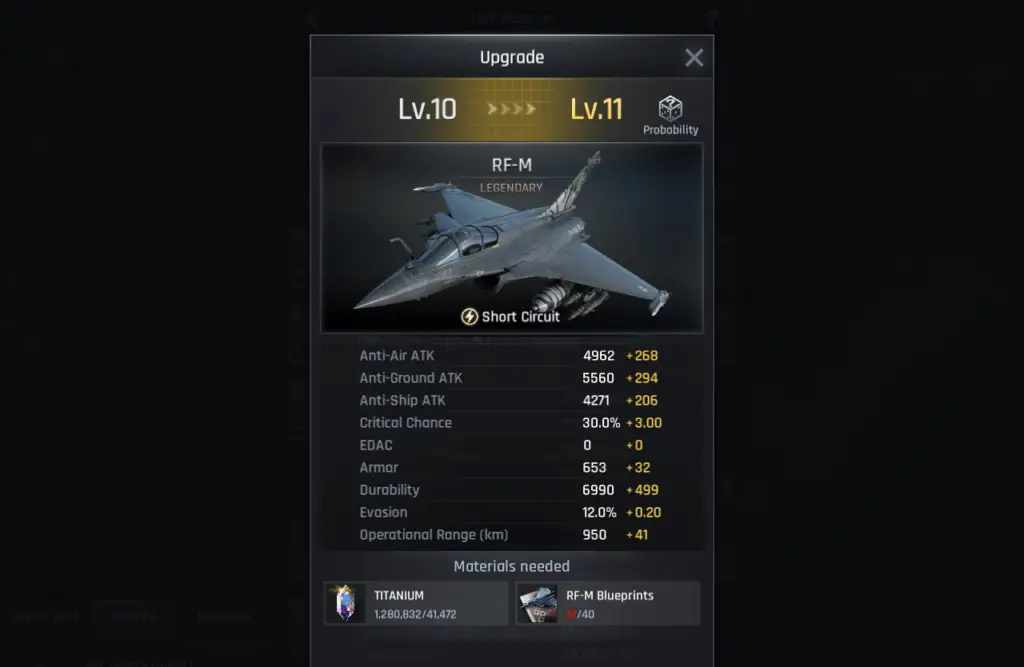 jet upgrade to increase damage in gunship battle crypto conflict