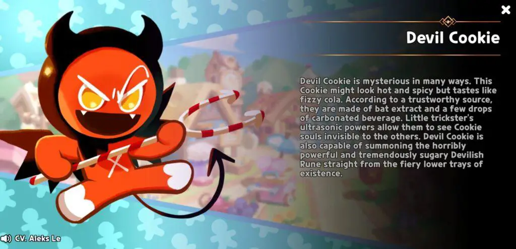 devil cookie