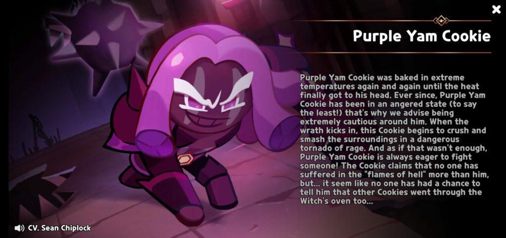 purple yam cookie