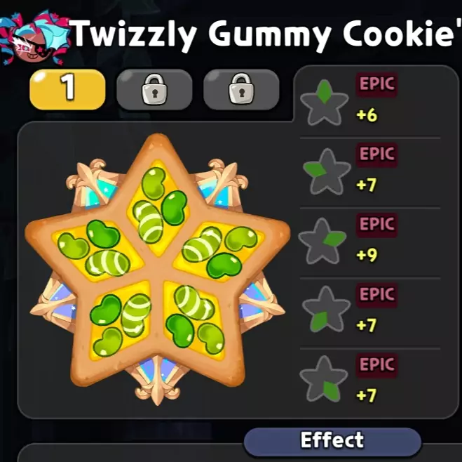 twizzly gummy cookie toppings, juicy apple jelly