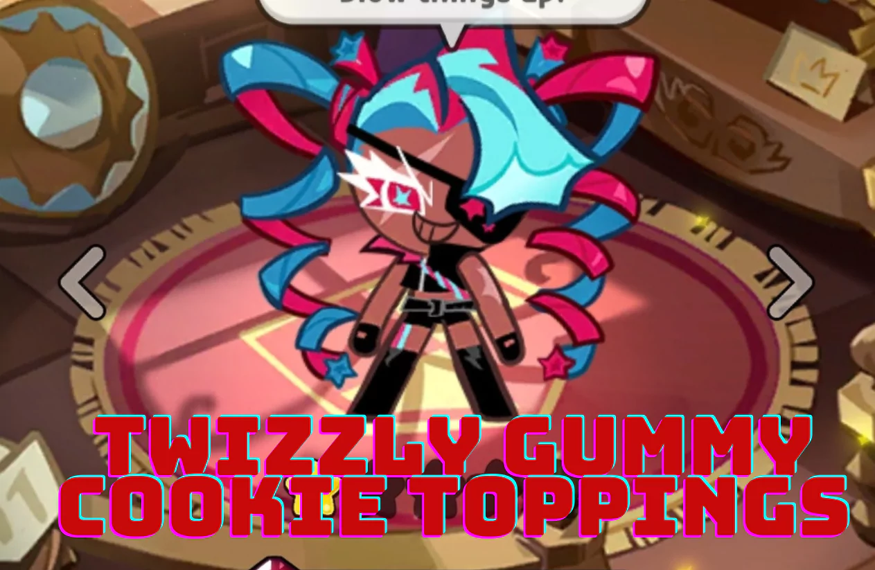 Twizzly gummy cookie toppins featured image