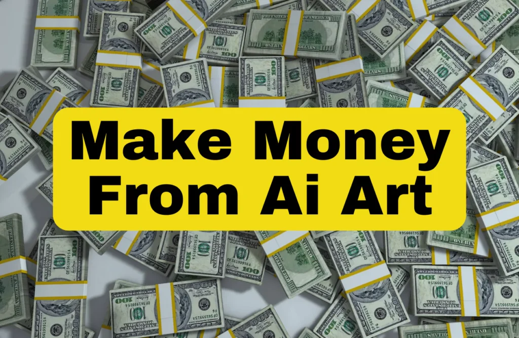 make money from ai art