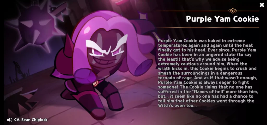 purple yam cookie story