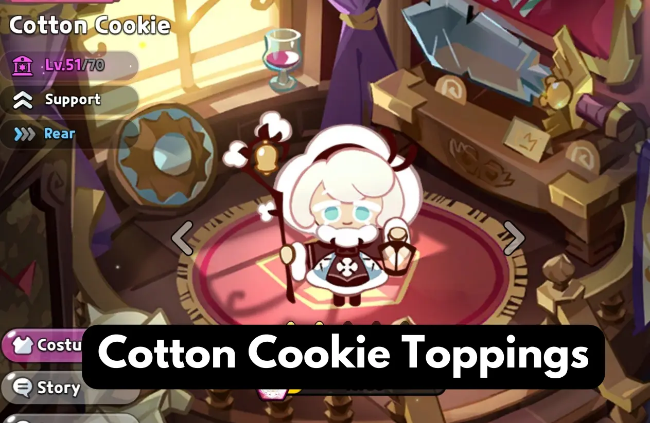 Cotton Cookie Toppings