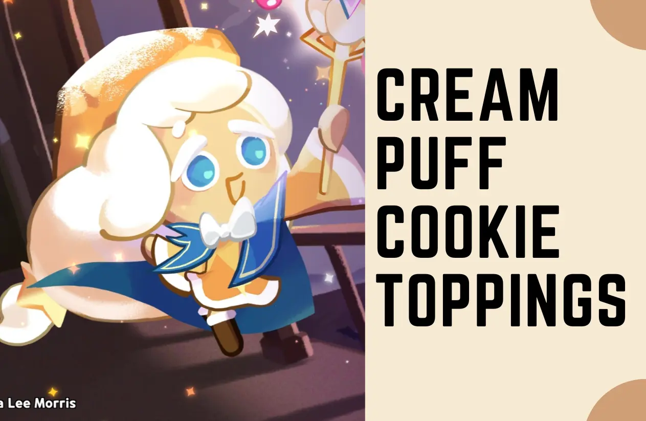 Cream Puff Cookie Toppings