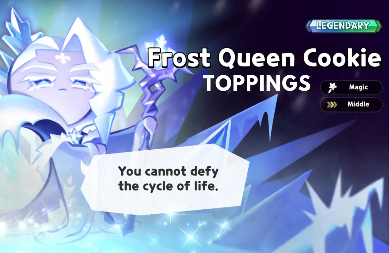 Read more about the article Frost Queen Cookie Toppings Cookie Run Kingdom
