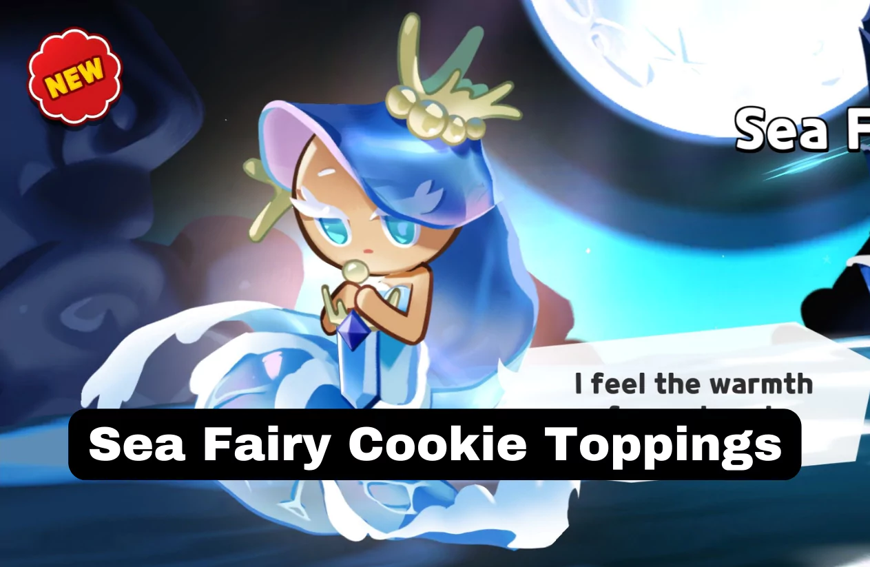 Sea fairy cookie toppings
