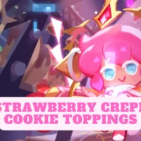 Strawberry Crepe Cookie Toppings