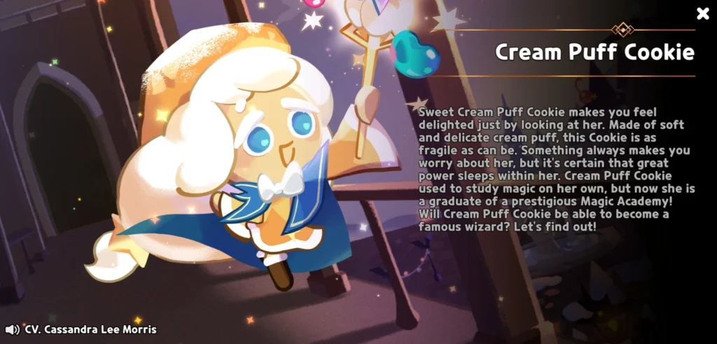 cream puff cookie story