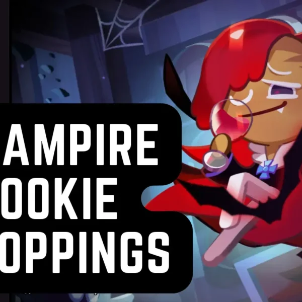 vampire cookie toppings