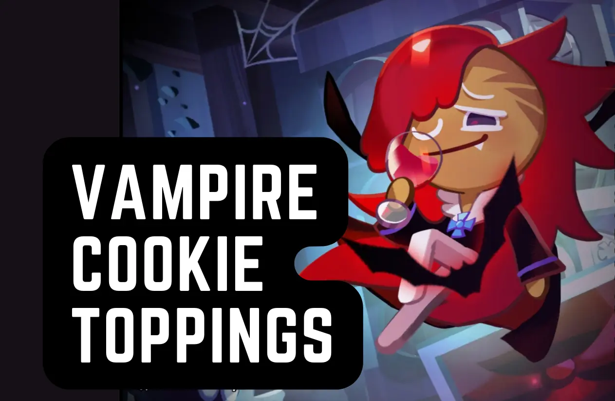 vampire cookie toppings