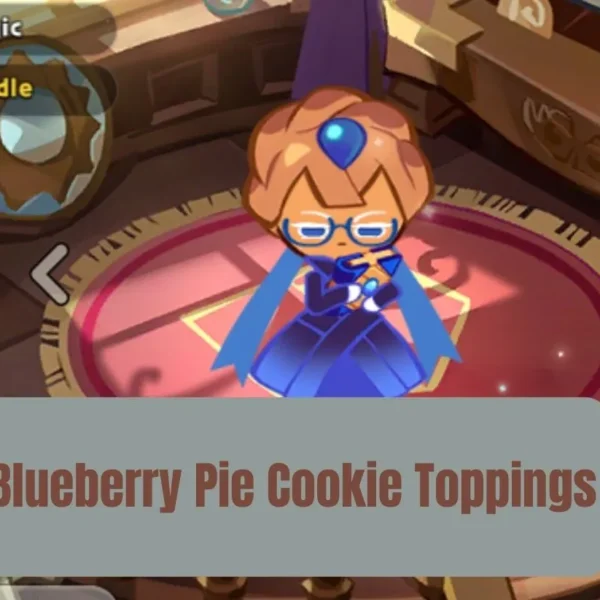 Blueberry Pie Cookie Toppings
