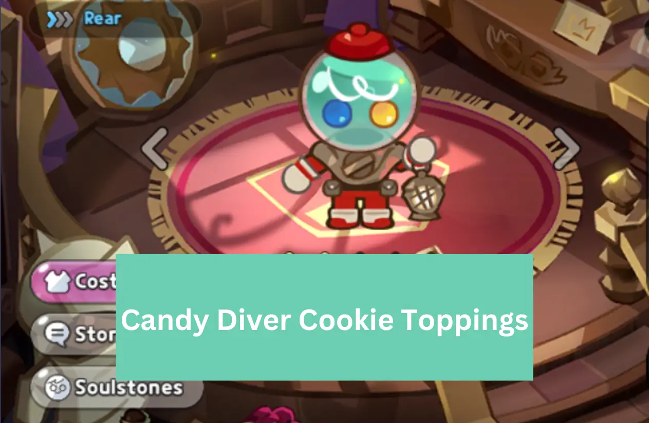 Candy Diver Cookie Toppings