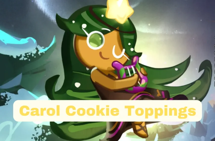 Carol Cookie Toppings