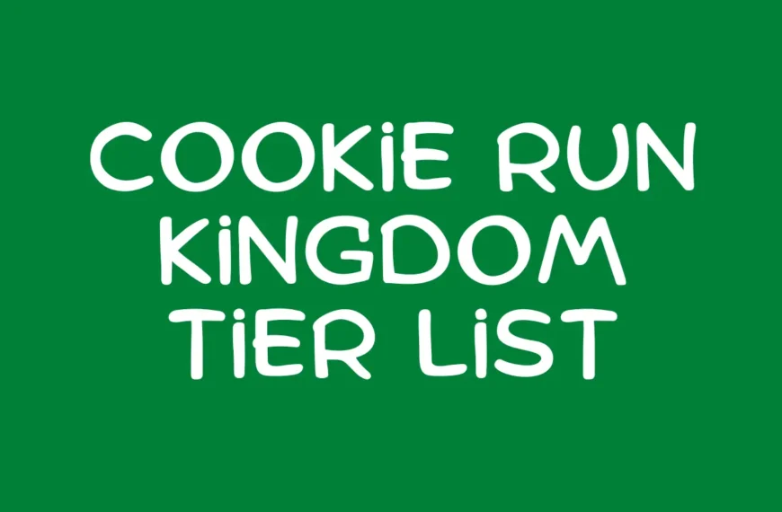 Cookie Run Kingdom Tier List