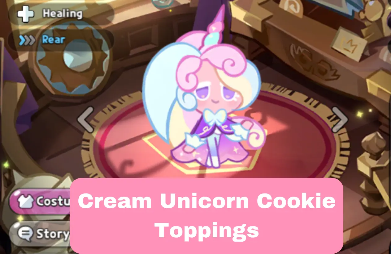 Cream Unicorn Cookie Toppings