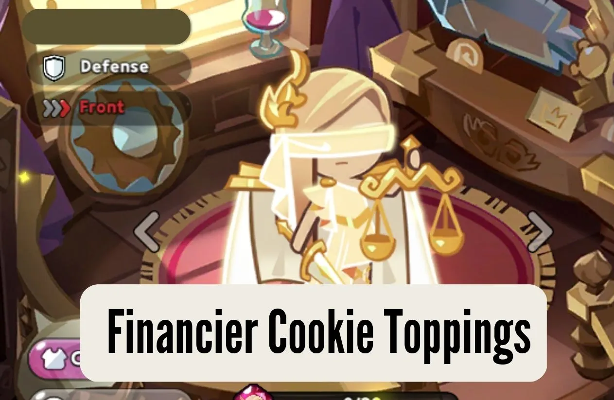 Financier Cookie Toppings