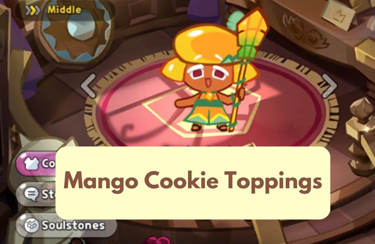 Mango Cookie Toppings