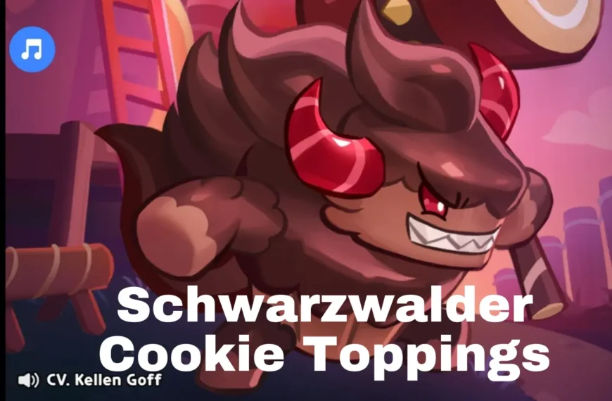 Schwarzwalder cookie toppings