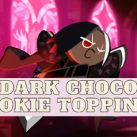 dark choco cookie toppings