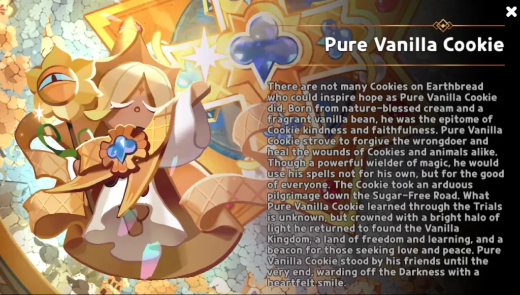 pure vanilla cookie story