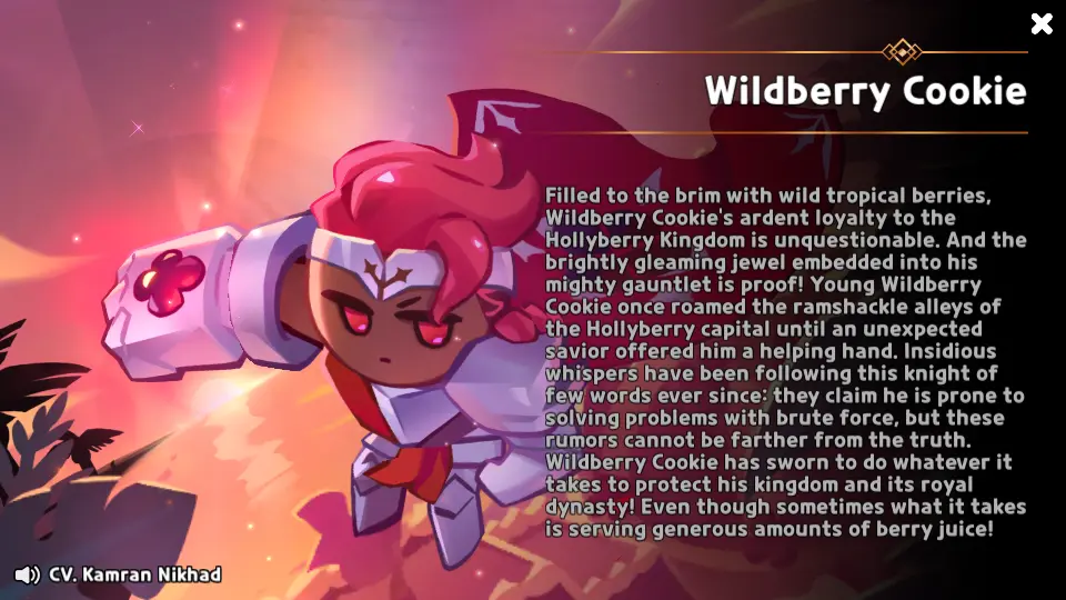 wildberry cookie story