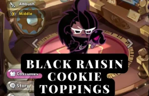 lack Raisin Cookie toppings