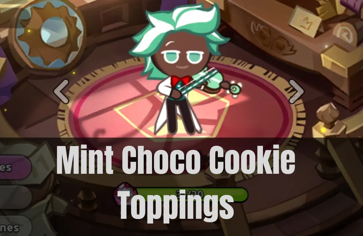Mint Choco Cookie Toppings