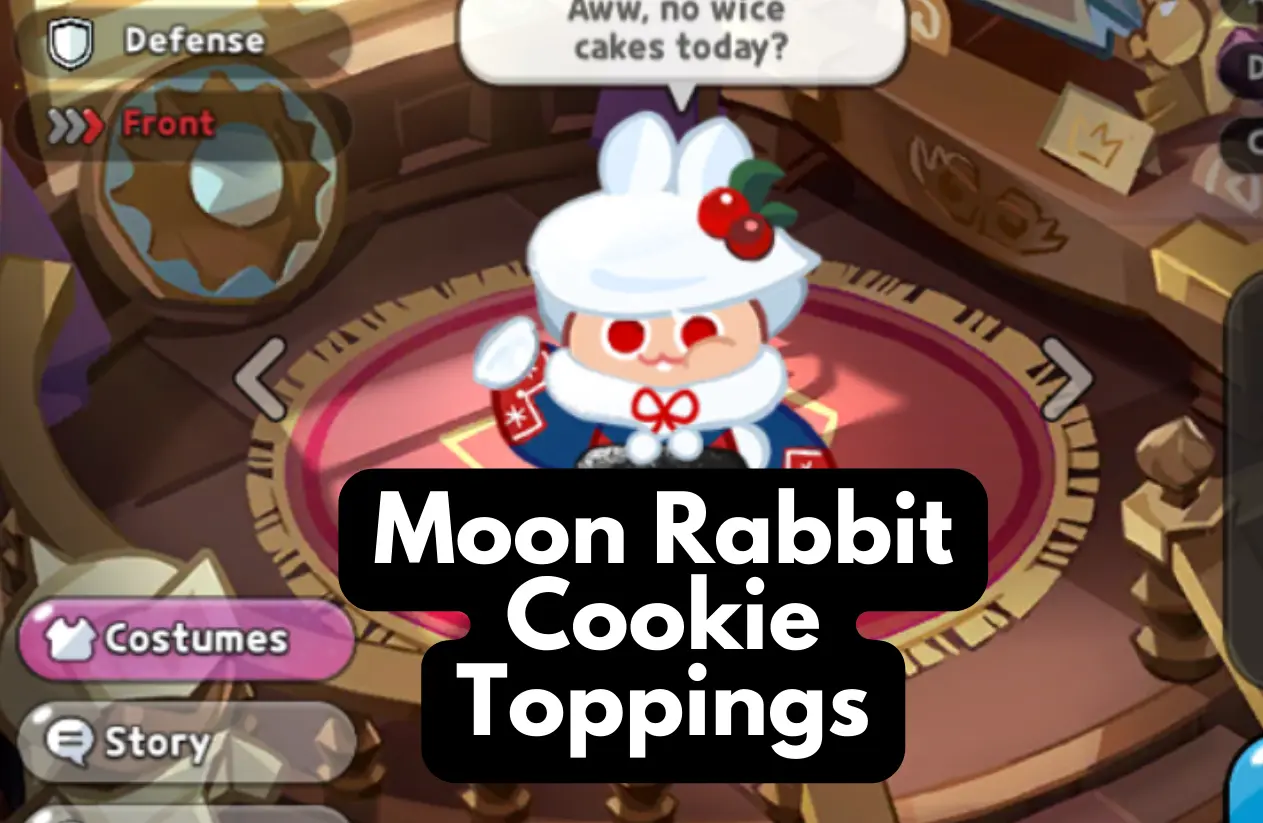 Moon Rabbit Cookie Toppings