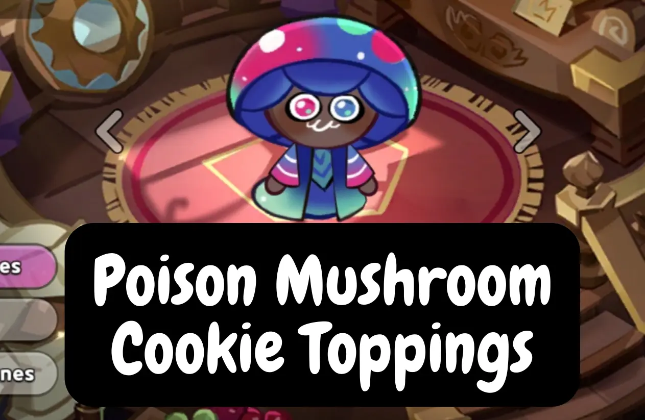 Poison Mushroom Cookie Toppings