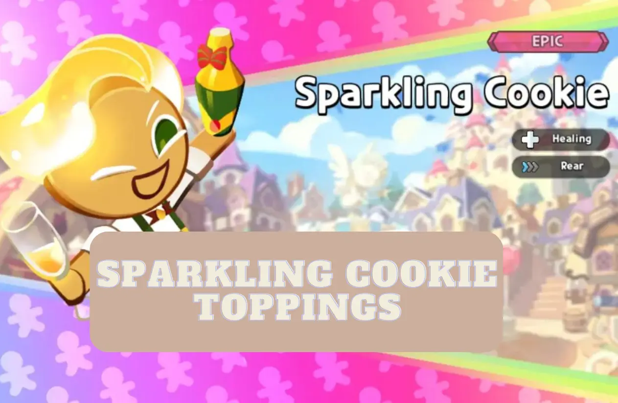 Sparkling Cookie toppings