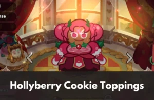 Hollyberry Cookie toppings