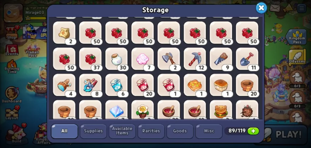 cookie run kingdom resources screen shots