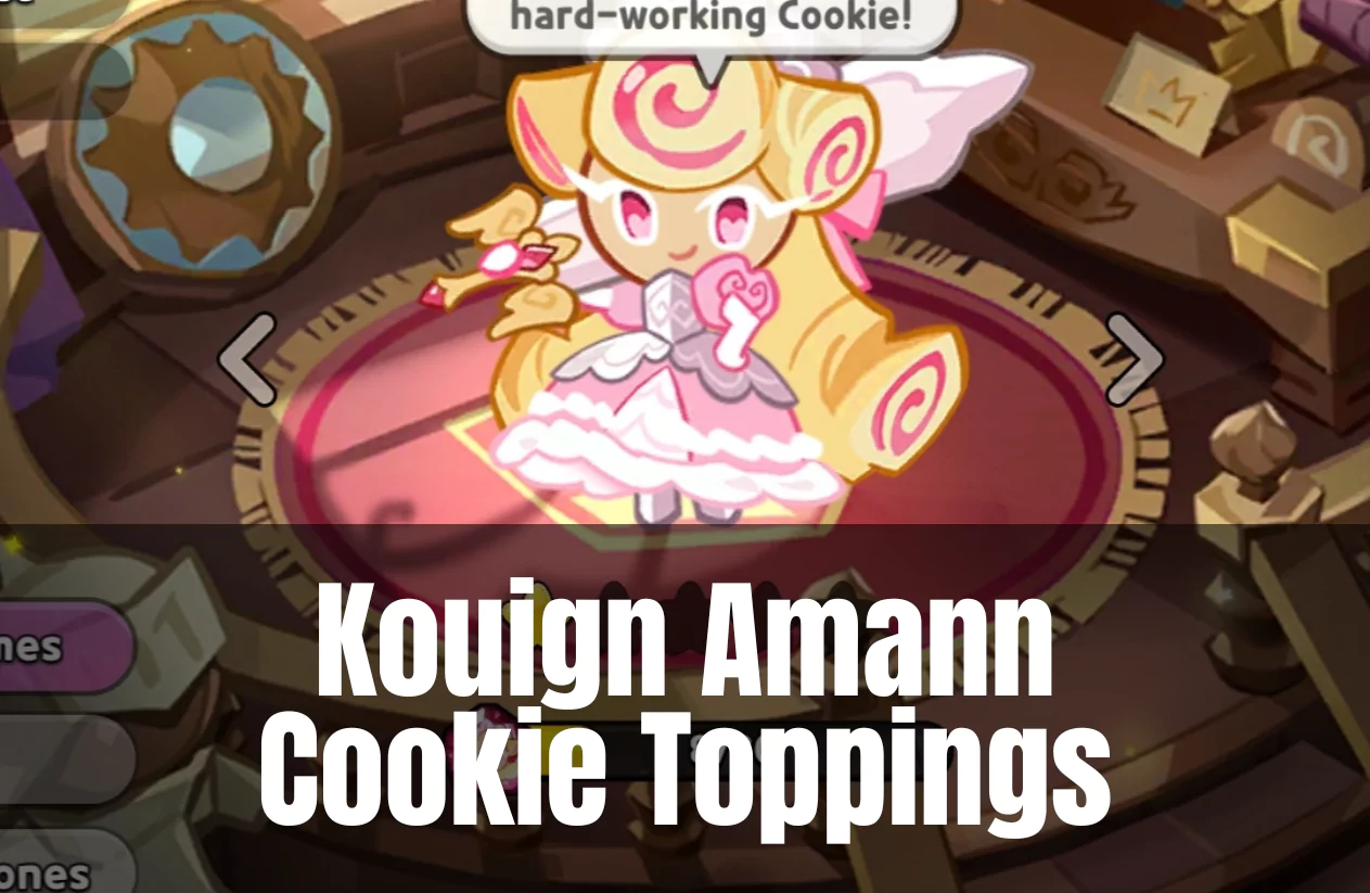 kouign amann cookie toppings