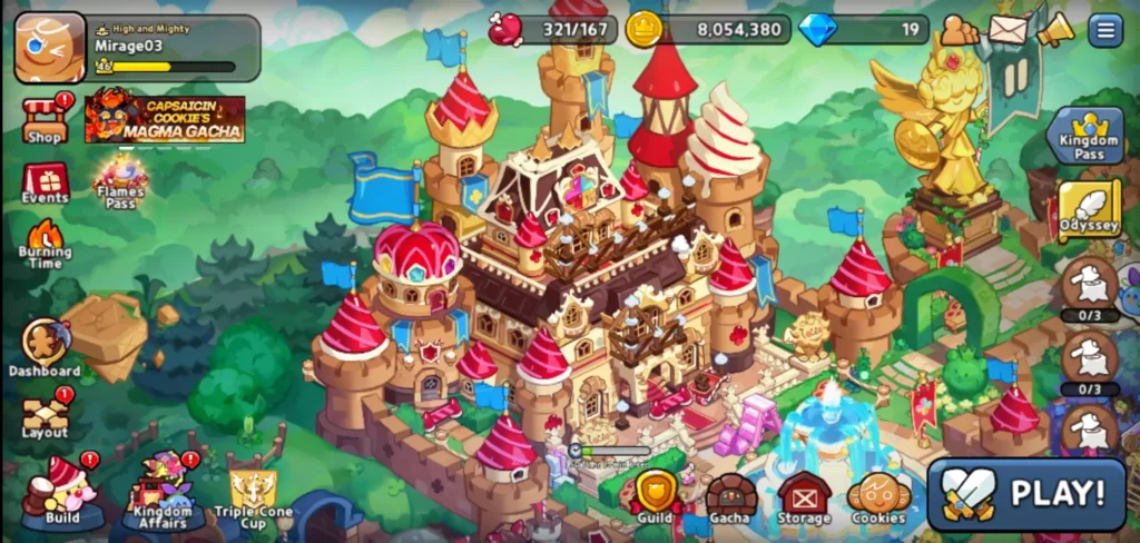 upgrading castle in cookie run kingdom