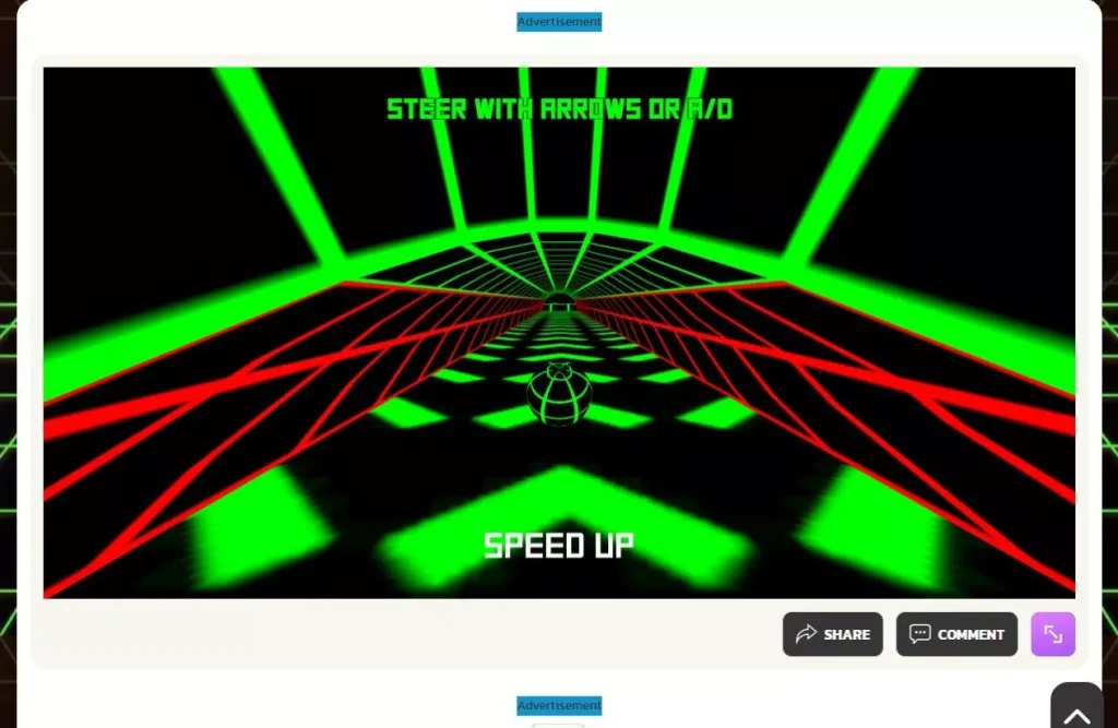 slope unblocked games screenshot