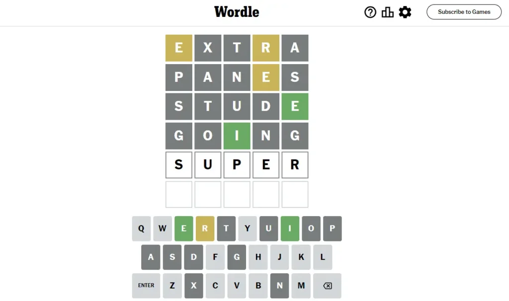 wordle multiplayer browser games