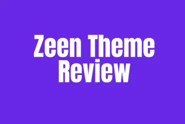 zeen theme review featured image
