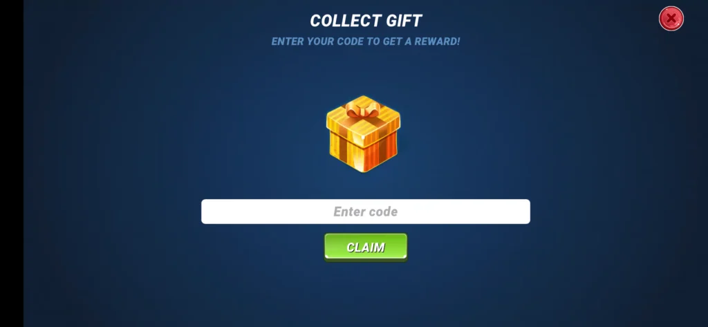 how to redeem codes in fishing clash step 3