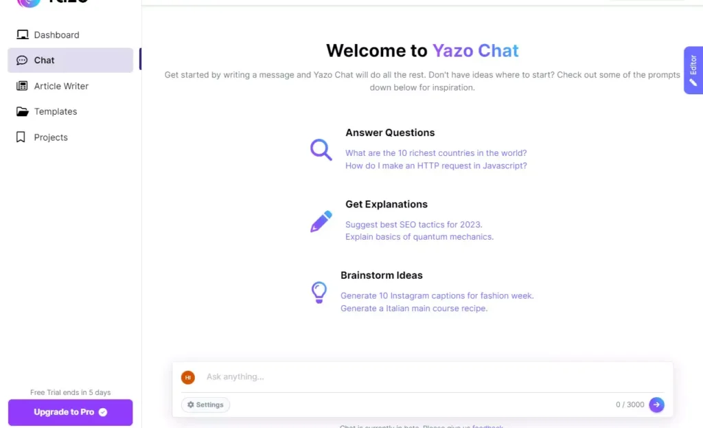 yazo-chat-screenshot