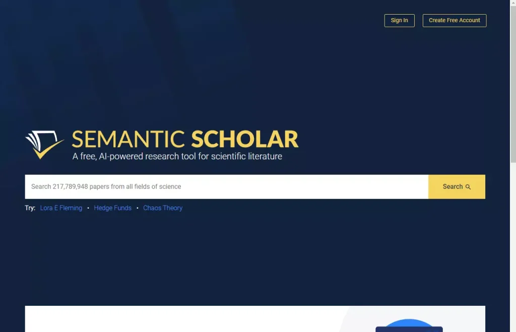 semantic-scholar-ai-screenshot