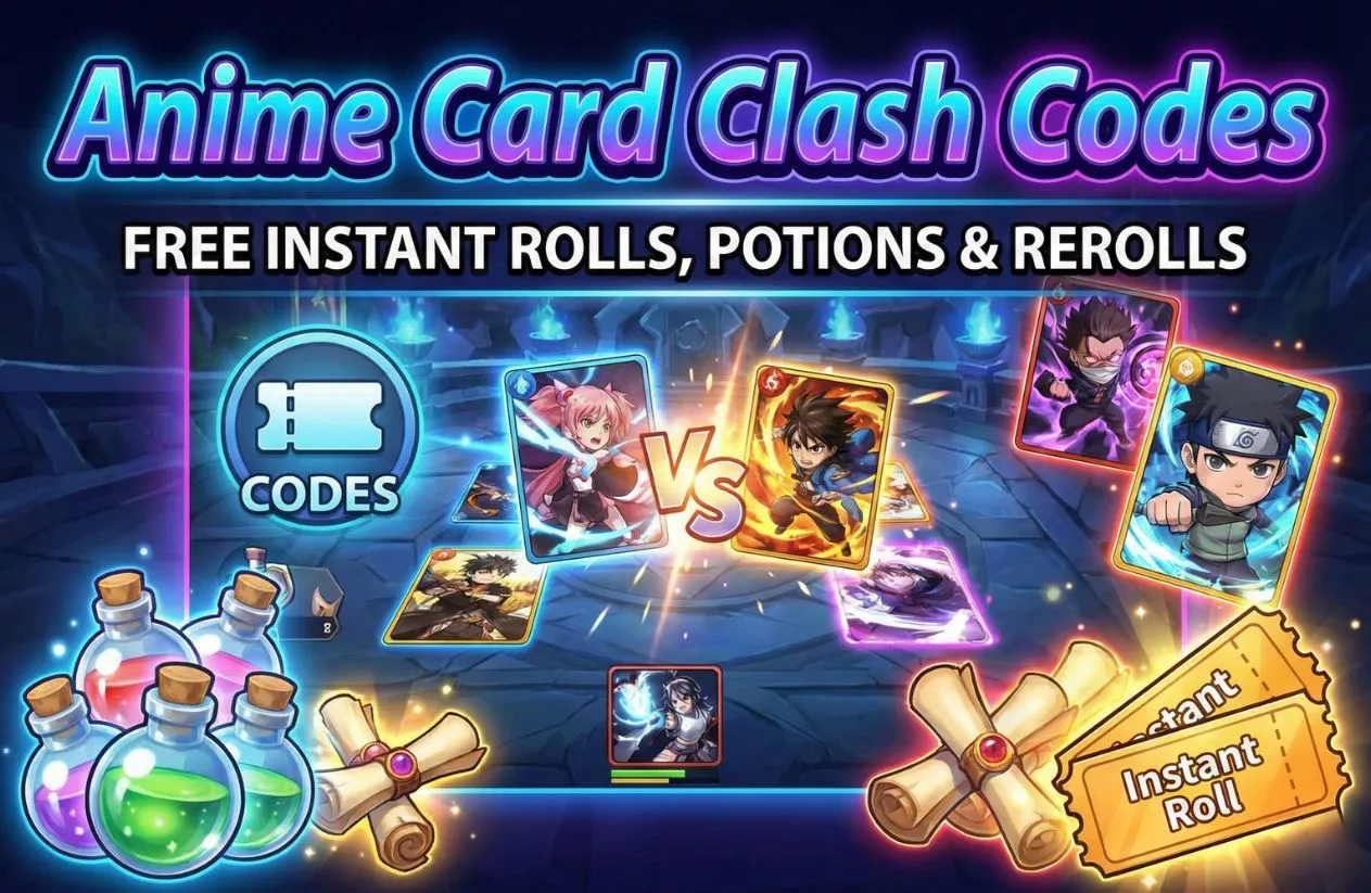 Anime Card Clash Codes